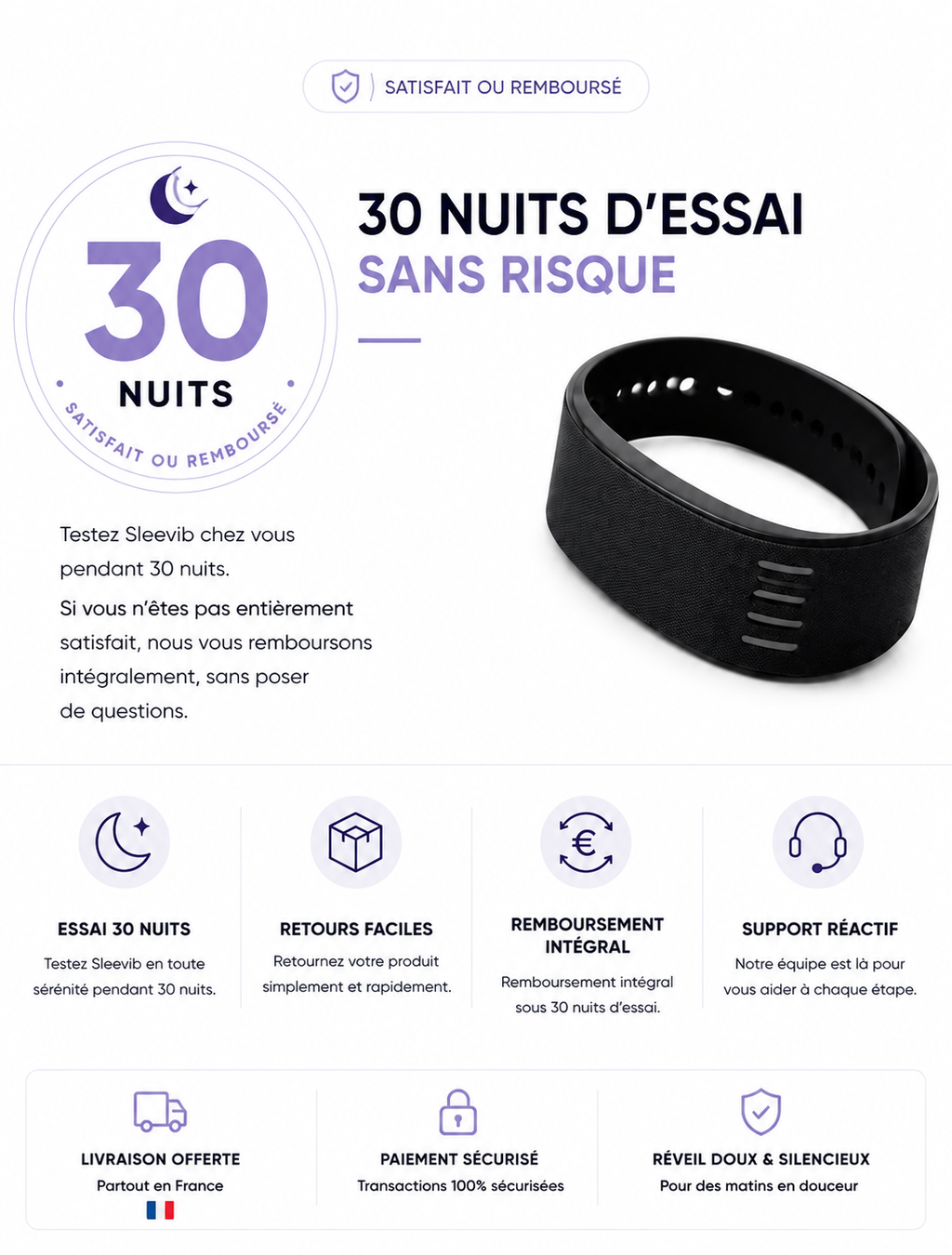 Bracelet Réveil Sleevib