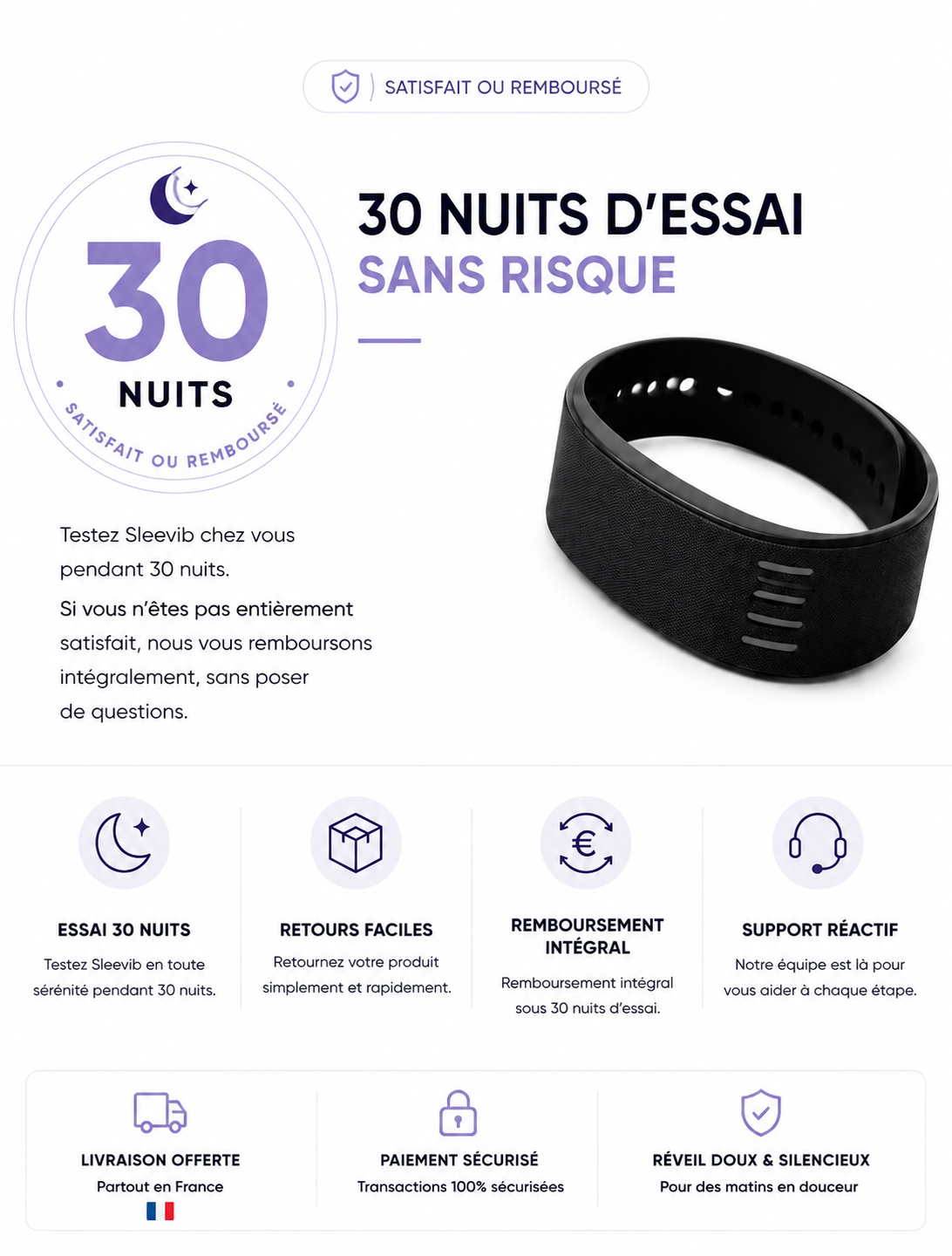 Bracelet Réveil Sleevib